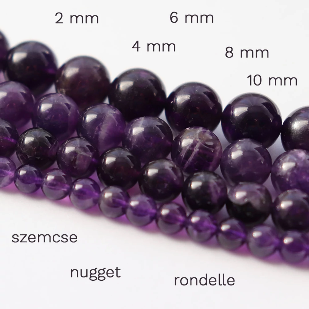 Ásványok méret és típus szerint