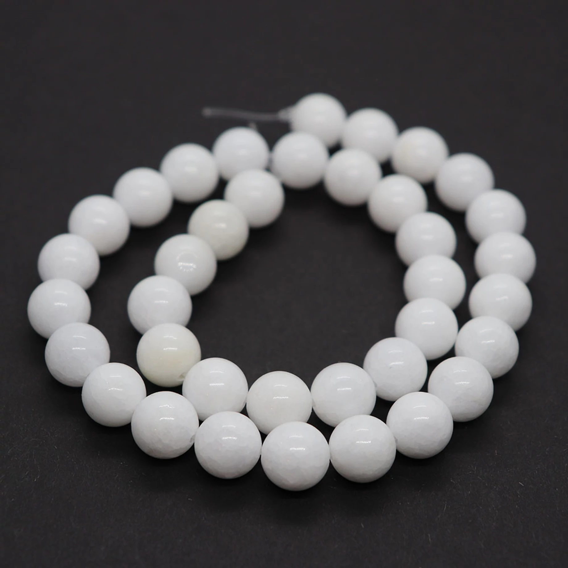 Hókvarc 10 mm, egész szál