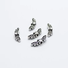 Angyalszárny antik ezüst színű 14 mm (5 db)