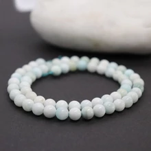 Hemimorfit 6 mm ásványfüzér, egész szál