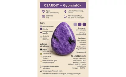 Csaroit – a ritka lila csoda a föld mélyéről