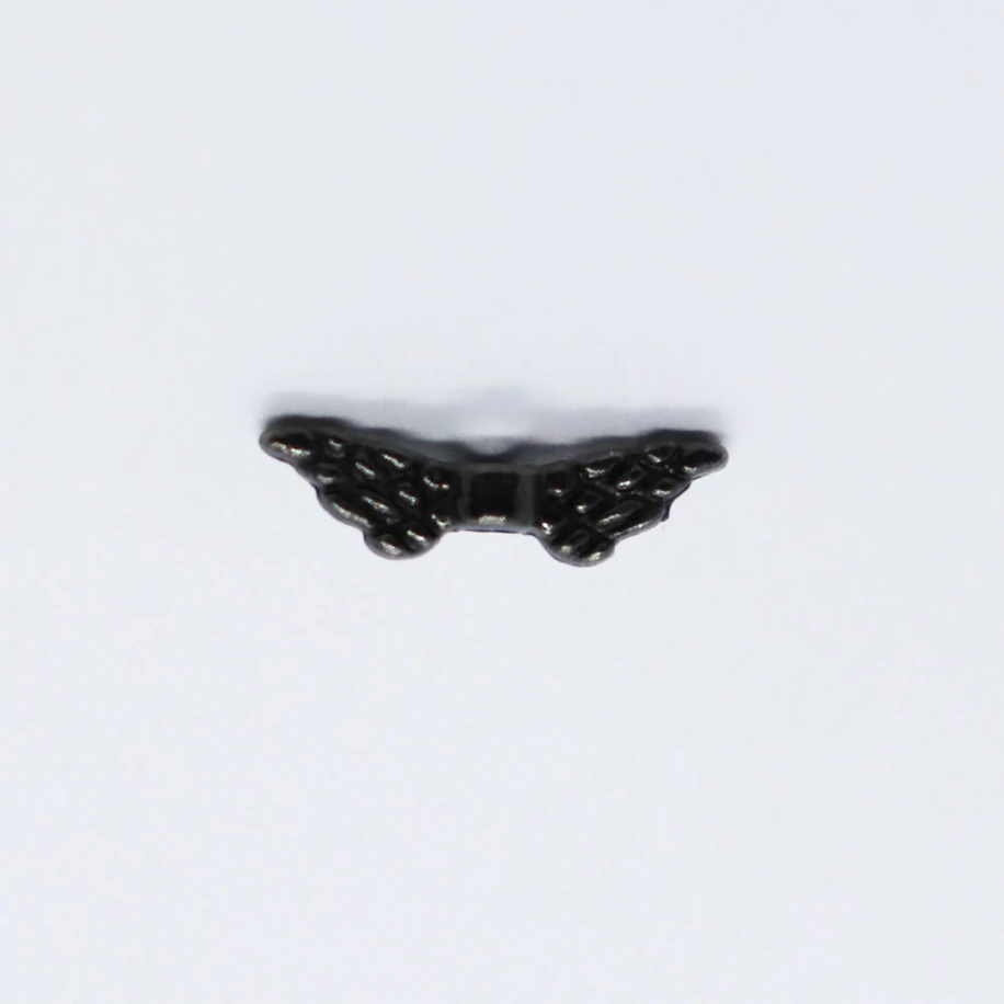 Angyalszárny fekete színű mini 12 mm