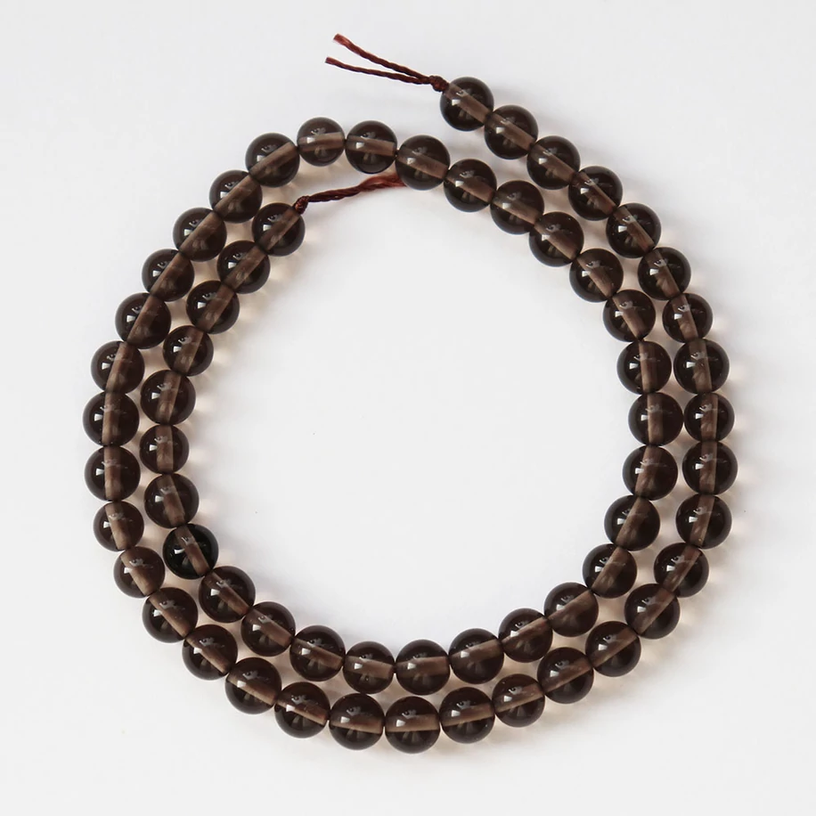 Füstkvarc fazettált 6 mm